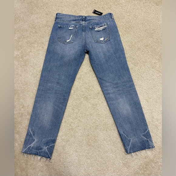 NEW - Express Jeans - Girlfriend - Rigid Denim - Size: 0R - Picture 7 of 9